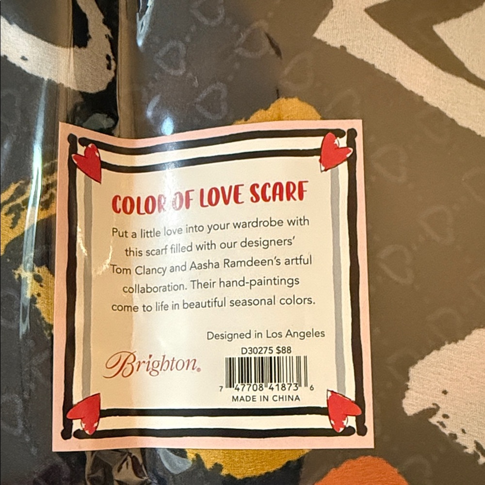 Brighton Multicolor Color of Love Scarf